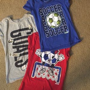 Lot of Soccer Shirts ⚽️ Justice Children’s Place